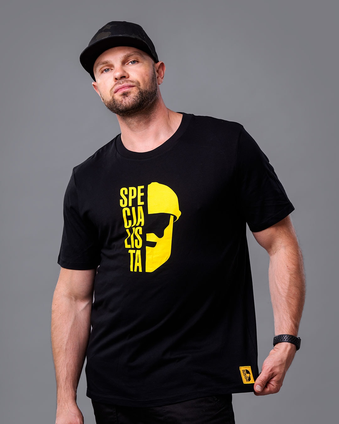 Czarny t-shirt SPECJALISTA
